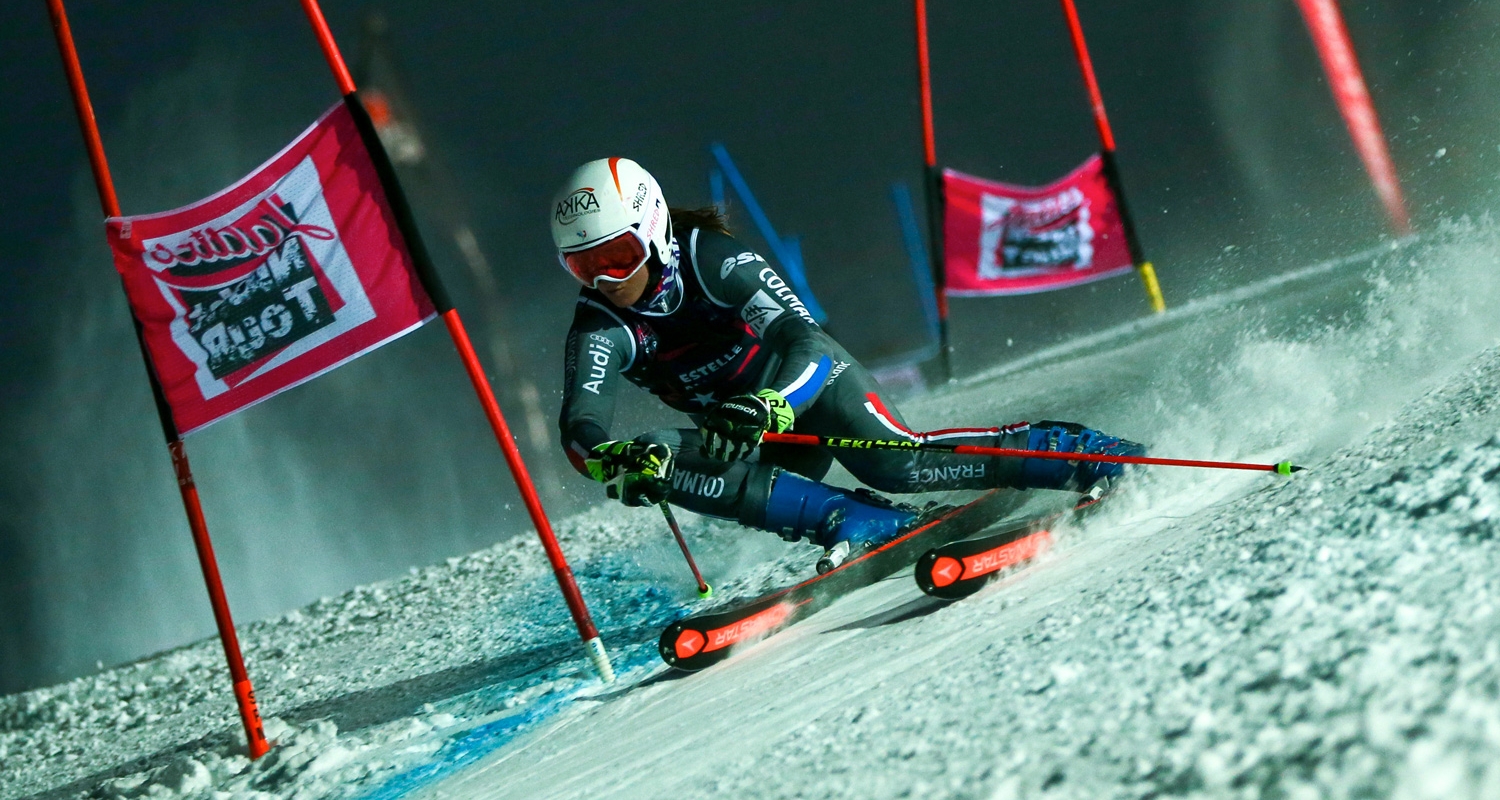 Victoire d'Estelle Alphand à La Plagne